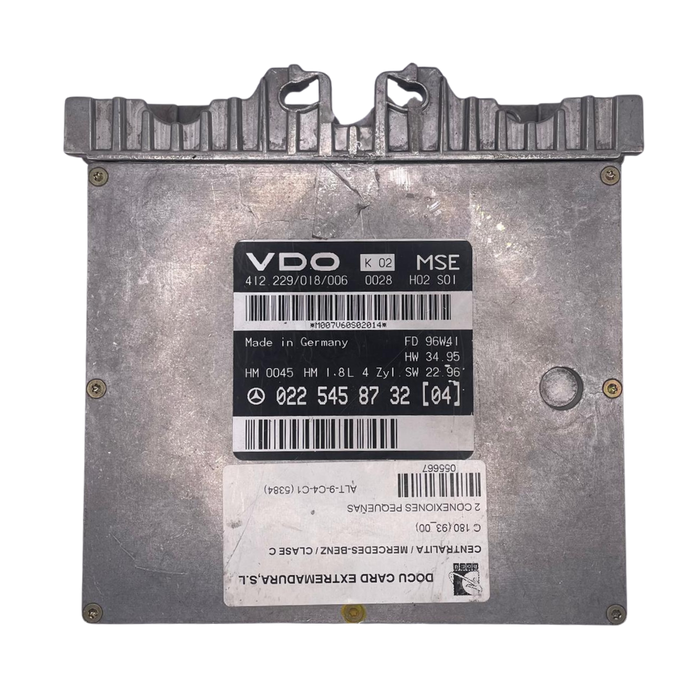 Calculateur moteur VDO 0225458732 412.229/018/006