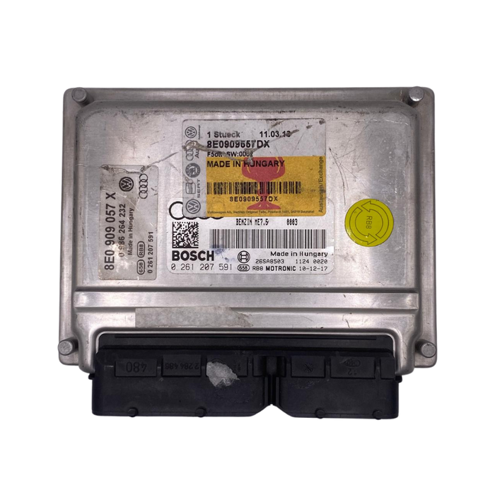 AUDI A4 0261207591 0 261 207 591 8E0909057X 8E0909557DX 8E0 909 557 DX ME7.5