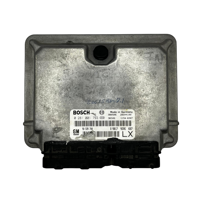UNIDADE DE CONTROLE DO MOTOR OPEL FRONTERA 2.2 ECU 0281001793 0 281 001 793 90589740
