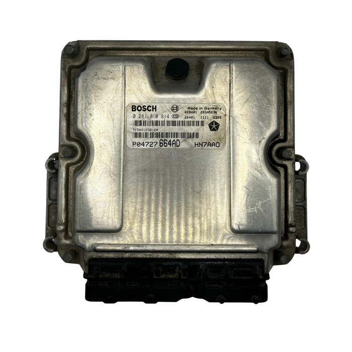 Unité de contrôle moteur ECU CHRYSLER VOYAGER 2.5 0281010814 0 281 010 814 P04727664AD