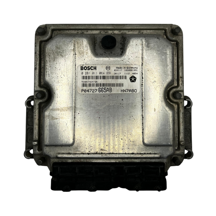 Unité de contrôle moteur ECU Chrysler Voyager 0 281 011 064 0281011064 P04727665AB