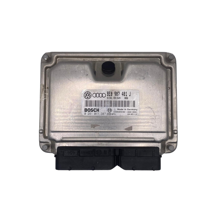 ECU MOTOR AUDI A4 0281011387 0 281 011 387 8E0907401J 8E0 907 401 J