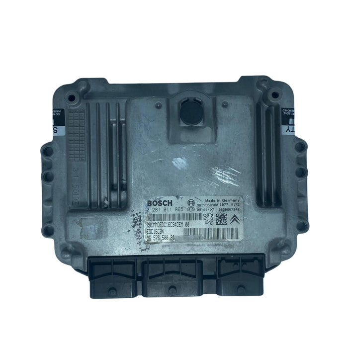 CONTROLADOR DE MOTOR ECU CITROEN 0 281 011 965 0281011965 9659778580