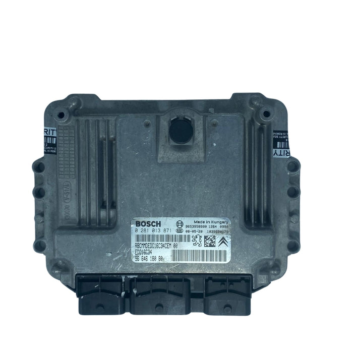 ECU CENTRALITA MOTOR CITROEN BERLINGO 1.6 0281013871 0 281 013 871 EDC16C34 9664618080