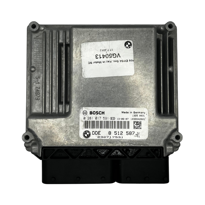 ECU MOTOR BMW E87 E90 0281017591 0 281 017 591 DDE8512587 DDE 8 512 587