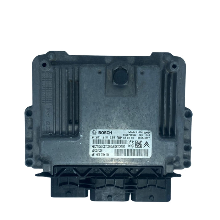 ECU CENTRALITA MOTOR PEUGEOT 0281018228 0 281 018 228 9678818280 96 788 182 80