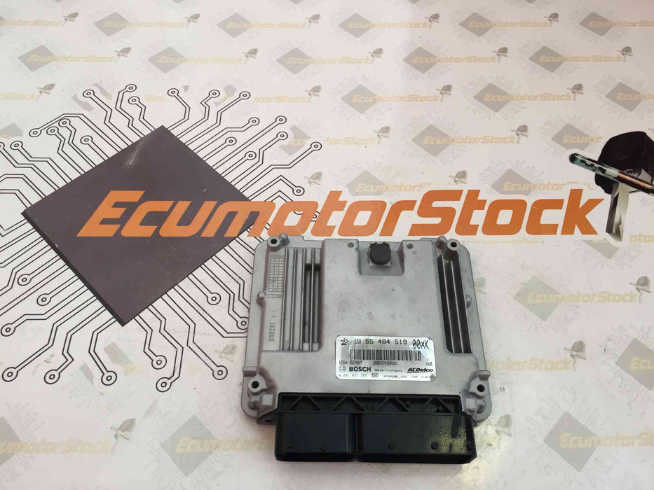 MOTOR ECU OPEL CORSA D 0281031157 55484519 55 484 519 OPEL CORSA D 0 281 031 157