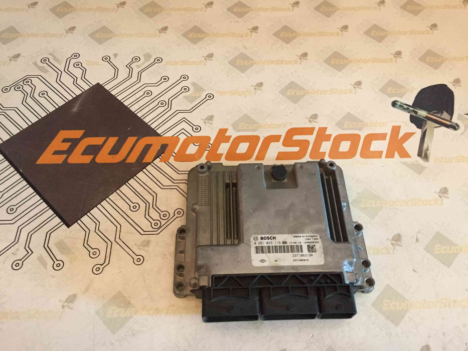 ECU MOTOR RENAULT CLÍO 0281034291 237106319R 0 281 034 291