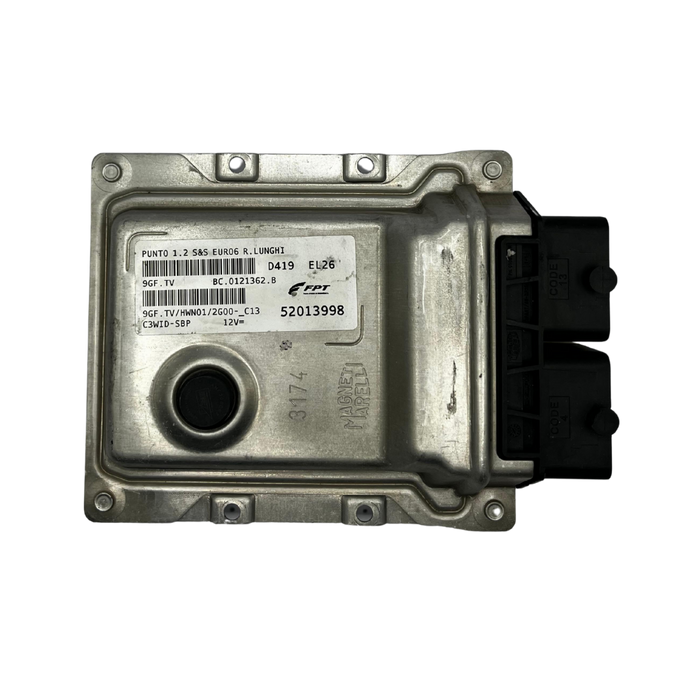 ECU MOTOR FIAT 1.2 52013998 9GF.TV 9GFTV HWN01
