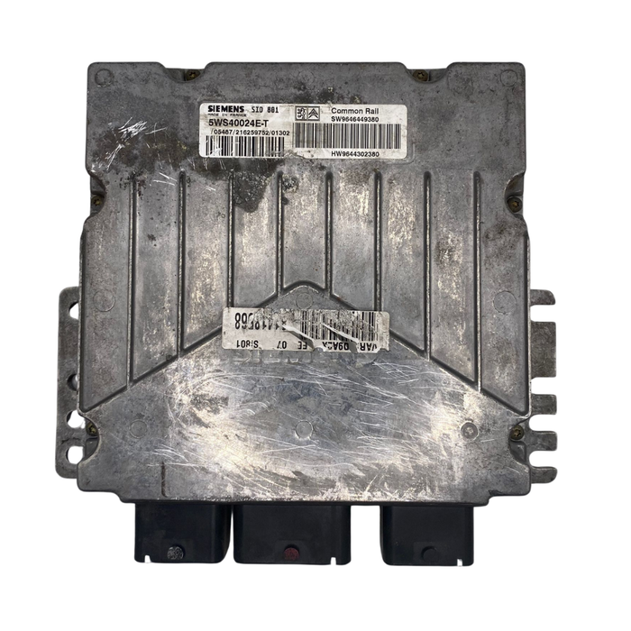 ECU MOTOR PEUGEOT 5WS40024E T 5WS40024ET SID801 SW966449380