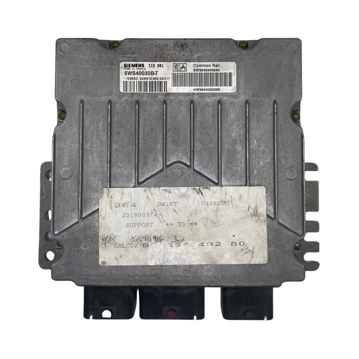 ECU CENTRALITA MOTOR PEUGEOT 307 2.0 5WS40030B-T 5WS40030BT SID801 SW9646449280