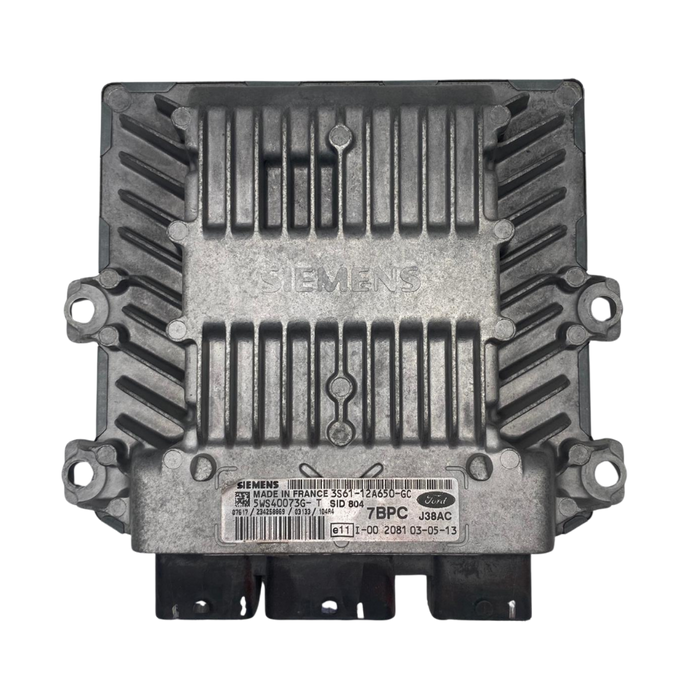 CONTROLADOR DE MOTOR ECU FORD 5WS40073G-T 5WS40073GT 3S61-12A650-GC 3S6112A650GC SID804