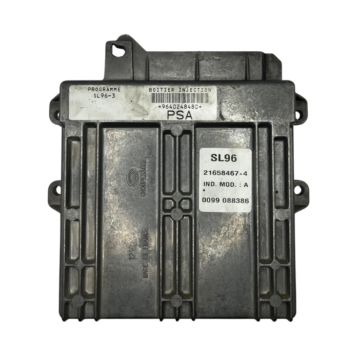 Calculateur moteur PEUGEOT 406 SL96-3 SL963 9640248480 21658467-4 216584674