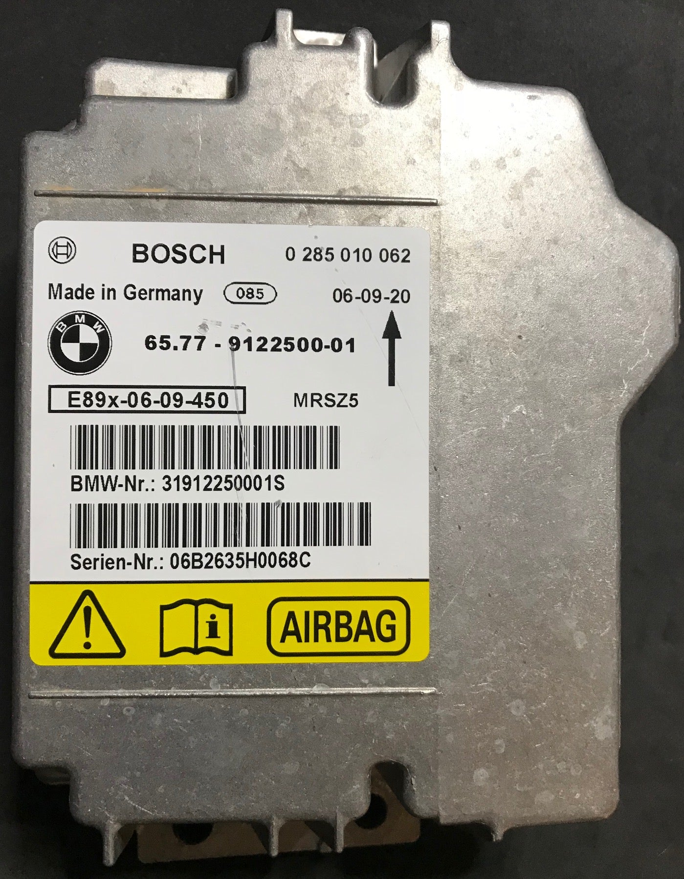 Síntomas de fallo en la centralita de airbag