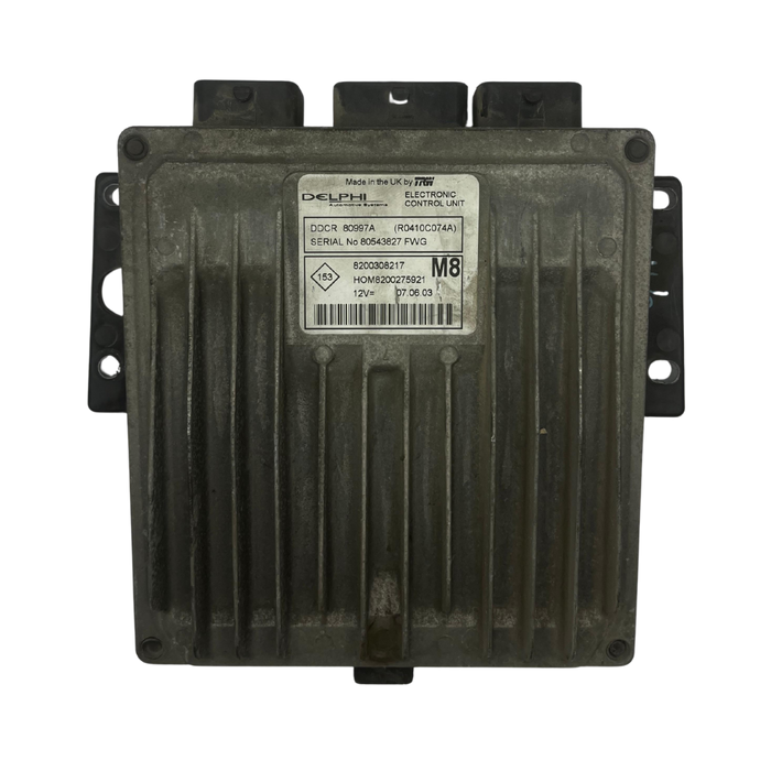 ECU MOTOR RENAULT DDCR R0410C074A R0410C074 A 8200308217 80997A