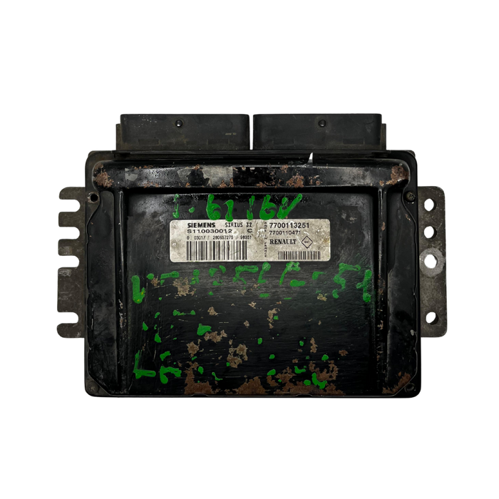 CONTROLADOR DE MOTOR ECU RENAULT S110030012 C S110030012C 7700113251 SIRIUS32 SIRIUS 32
