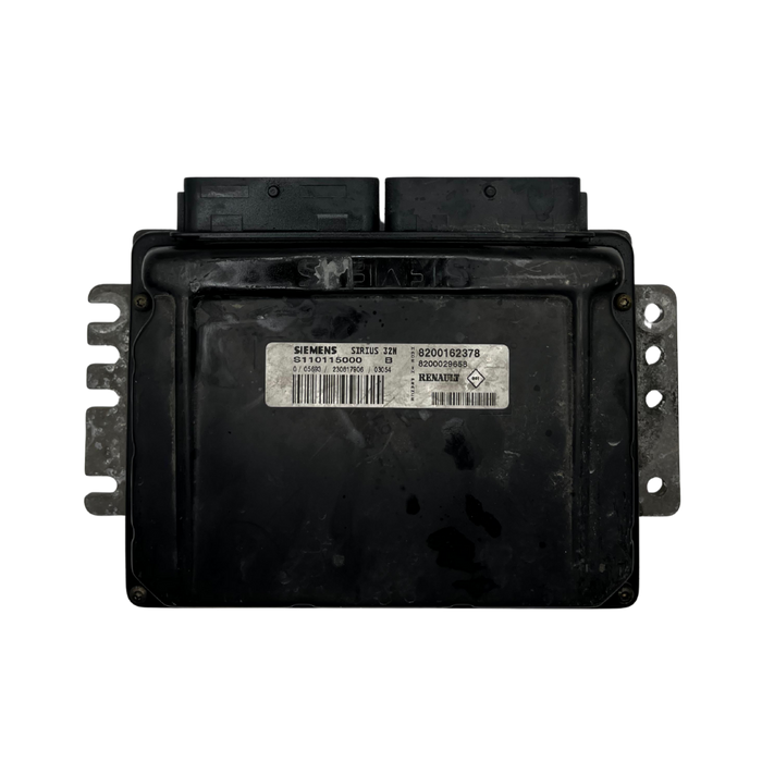 UNIDADE DE CONTROLE DO MOTOR ECU RENAULT CLIO S110115000B 8200162378 SIRIUS32N