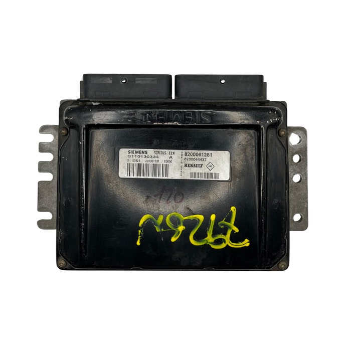 CONTROLADOR DE MOTOR ECU RENAULT CLIO S110130334 A S110130334A 8200061281 SIRIUS 32N SIRIUS32N