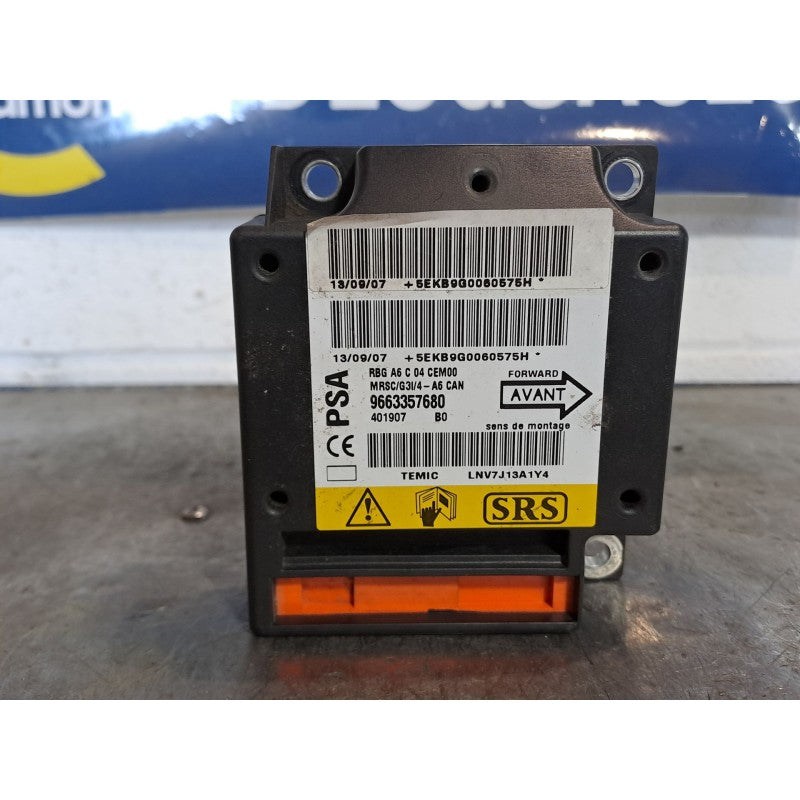 ¿Qué es el RESET CRASH del módulo airbag?