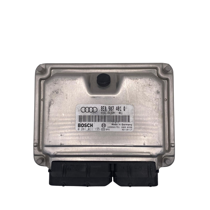 ECU MOTOR  AUDI A4 0281011135 0 281 011 135 8E0907401Q 8E0 907 401 Q