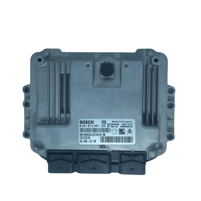 Unité de contrôle moteur CITROEN PICASSO ECU 0 281 012 981 0281012981 EDC16C34 9664617680
