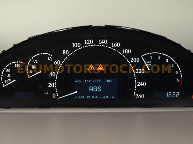 REPARACION CUADRO DE INSTRUMENTOS MAYBACH 57/62 W240