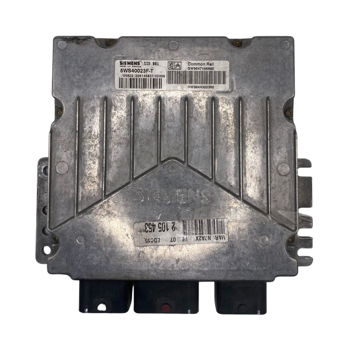 Calculateur moteur Citroën C5 2.0 ECU 5WS40023F-T 5WS40023FT SID801 SW9647166880