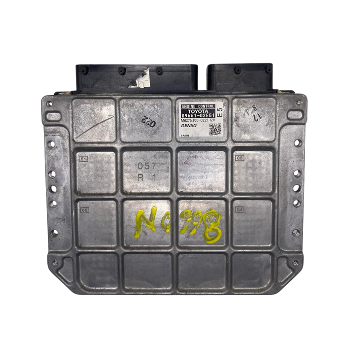 ECU CENTRALITA MOTOR TOYOTA  89661-02E51 8966102E51 MB275300-0221 MB2753000221
