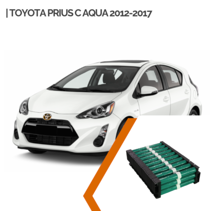 Reparación de Batería híbrida Toyota Prius C Aqua 2012–2017 – Cilíndrica