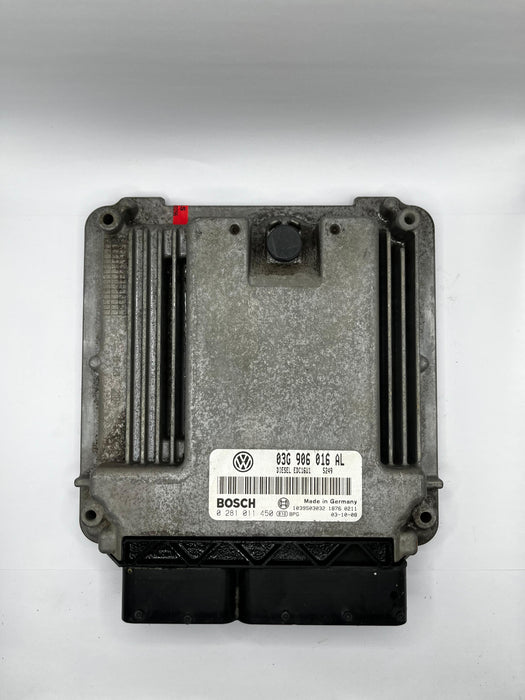 ECU CENTRALITA MOTOR VOLKSWAGEN 0281011450 0 281 011 450 03G906016AL 03G 906 016 AL EDC 16U1-5.41